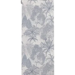 Behang Anne Blauw