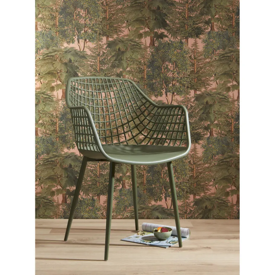 Behang Ismene Groen