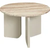 Bijzettafel Brez Marmer Taupe ø 60x38 Cm