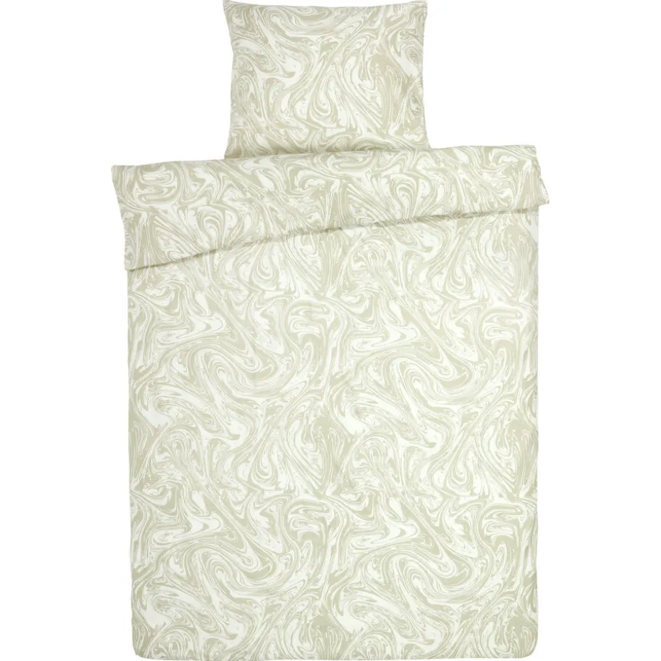 Dekbedovertrek Marble Taupe 140x220 Cm