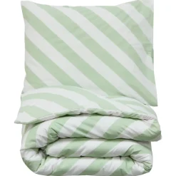 Dekbedovertrek Riley - Groen 140x220 Cm