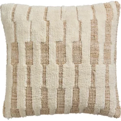 Kussen Chenille Naturel 45x45 Cm