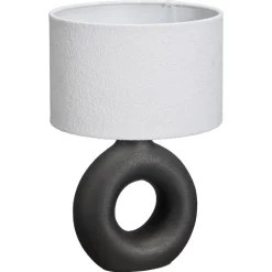 Lampenkap Boucle 25cm Wit