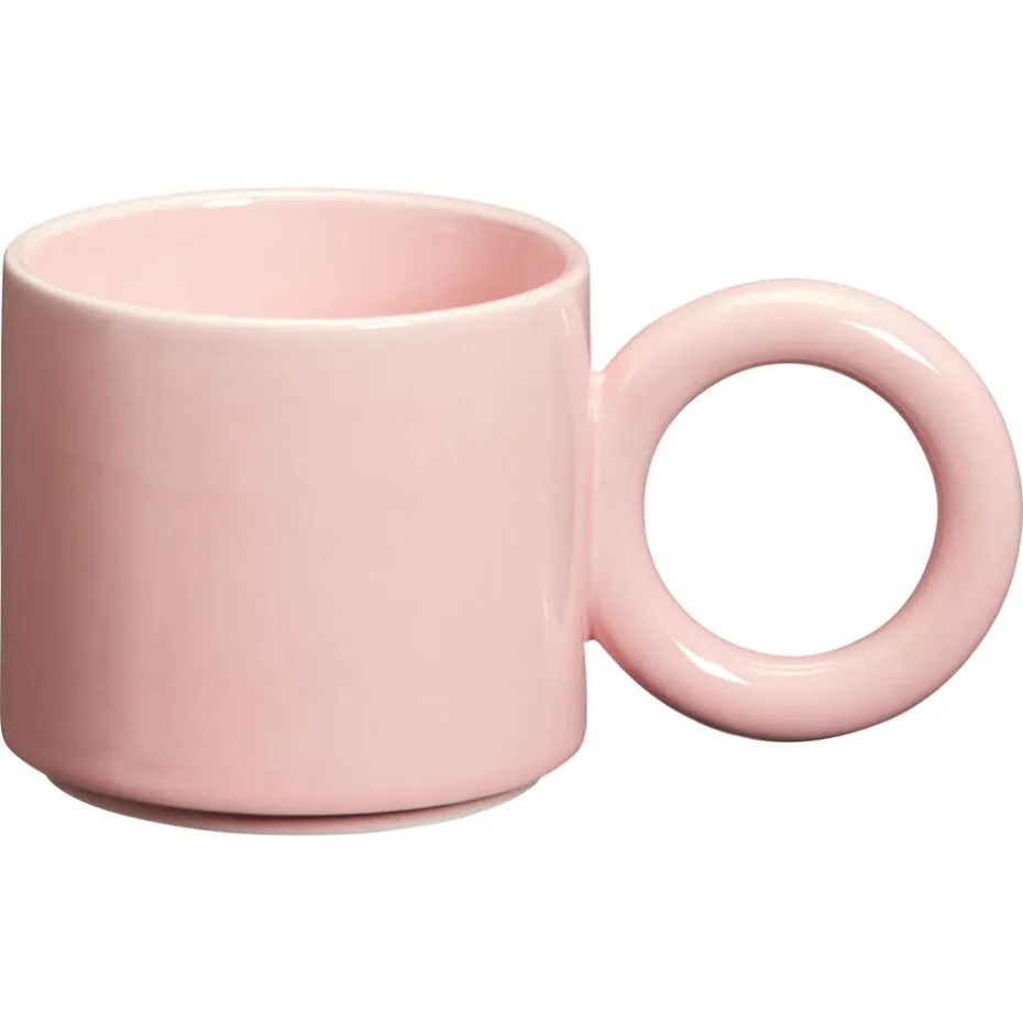 Mok Met Oor Crispen Roze 225ml