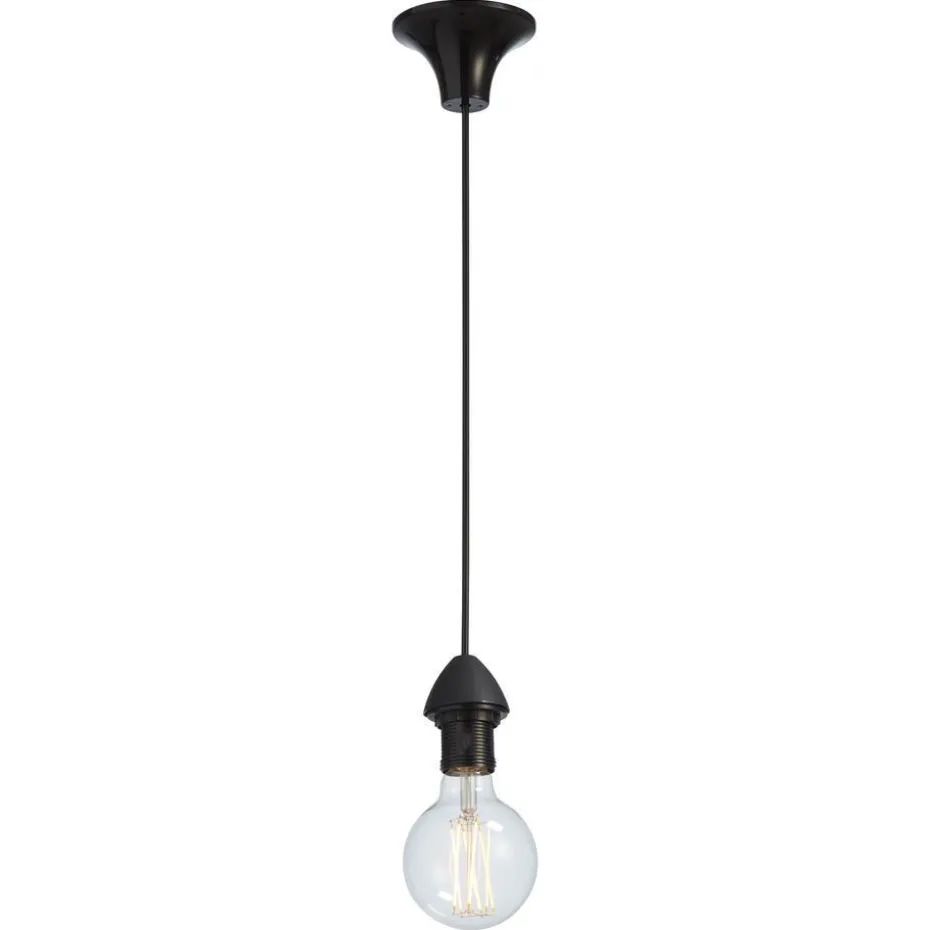 Snoerpendel E27 Zwart