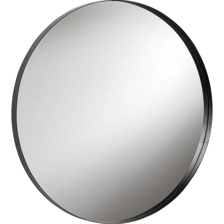 Spiegel Verona Zwart Ø75 Cm