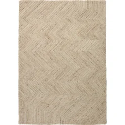 Vloerkleed Zigzag Zand 160x230 Cm