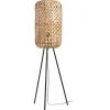 Vloerlamp Aphrodite Zwart Naturel