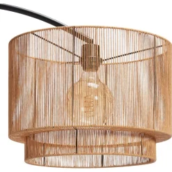 Vloerlamp Cilen Zwart Bruin